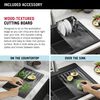 30&rdquo; Granite Composite Workstation Kitchen Sink Drop-In Top Mount Single Bowl with WorkFlow&trade; Ledge and Accessories in Black